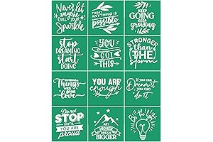 Inspirational Word Silk Transfers for Chalk Painting