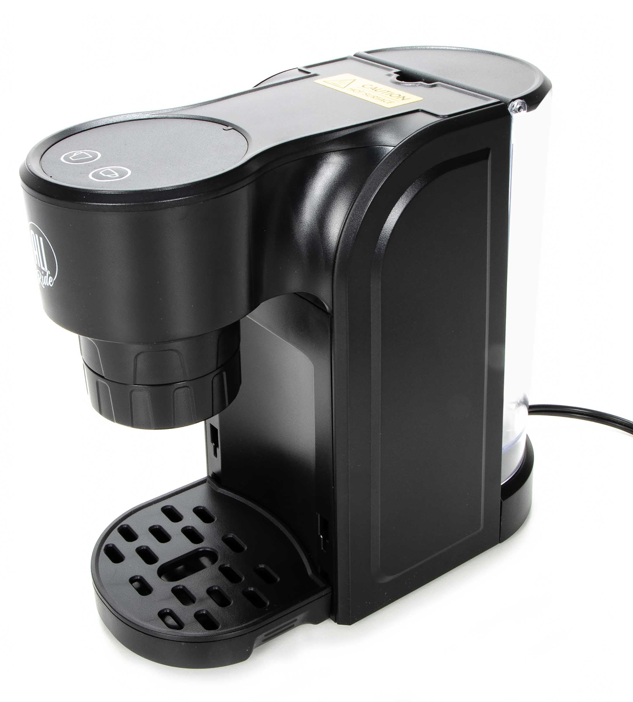 All Ride Macchina per caffè a capsule per camion, 24 V/300 Watt, macchina a capsule di caffè con pulsanti con sensore LED, dimensioni della tazza, volume del serbatoio dell'acqua massimo 0,55 l