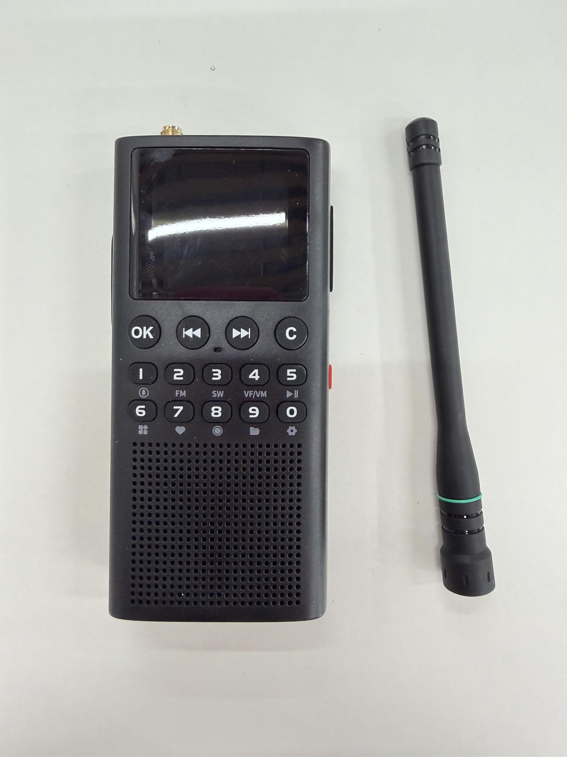 CHOYONG WT2 Sieciowy Walkie Talkie, Radiotelefon Dalekiego Zasięgu z Odbiorem FM/AM/SW, Komunikacja Grupowa POC WiFi/4G, Wyszukiwanie Głosowe GPT, Akumulator 2500mAh, Czarny
