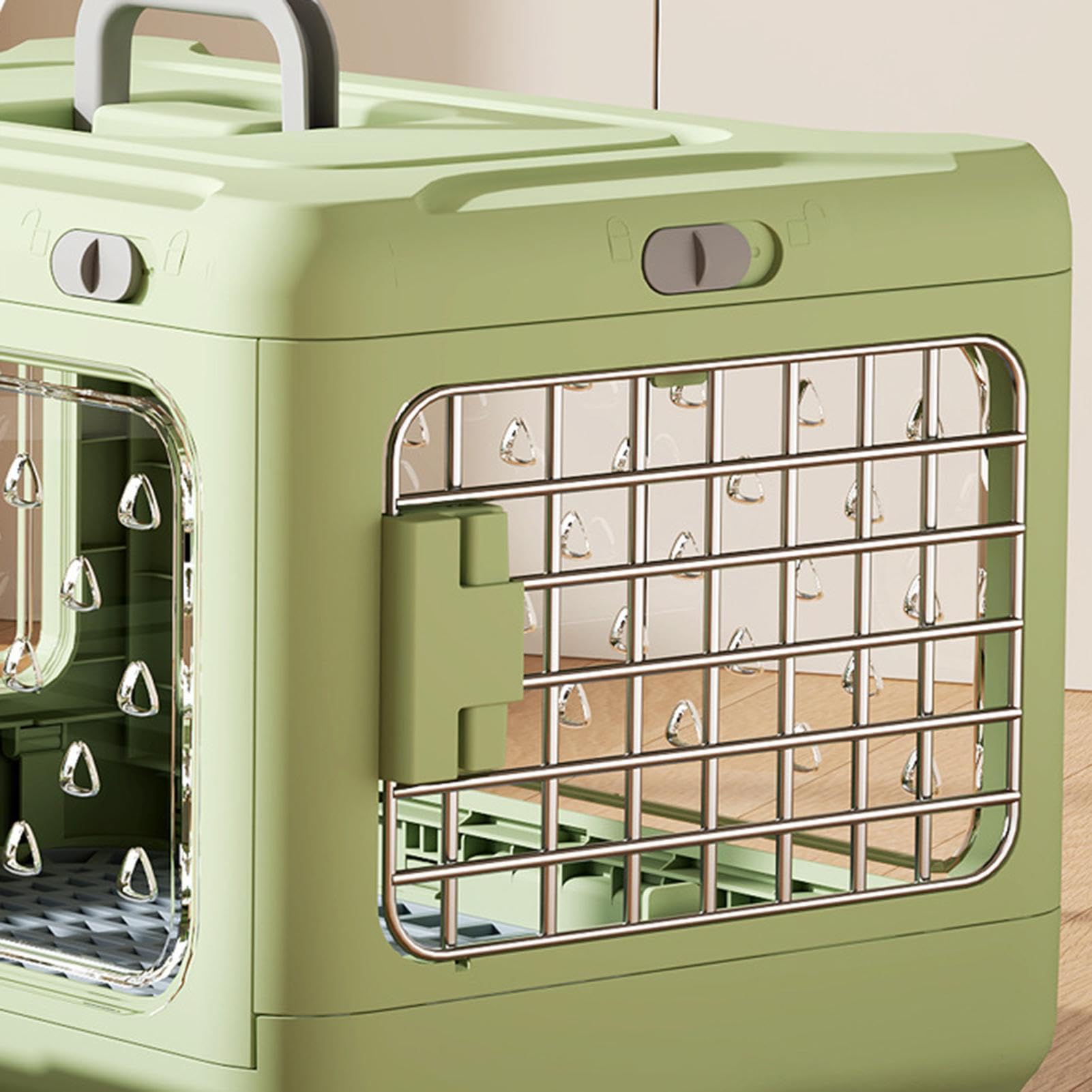 Transportín para Gatos Transporte Plegable Para Mascotas Y Almacenamiento | Transportín Rígido de Perros Para Salidas Camping Senderismo Ciclismo Viajes Carretera Aventuras Con Cachorros Pequeño