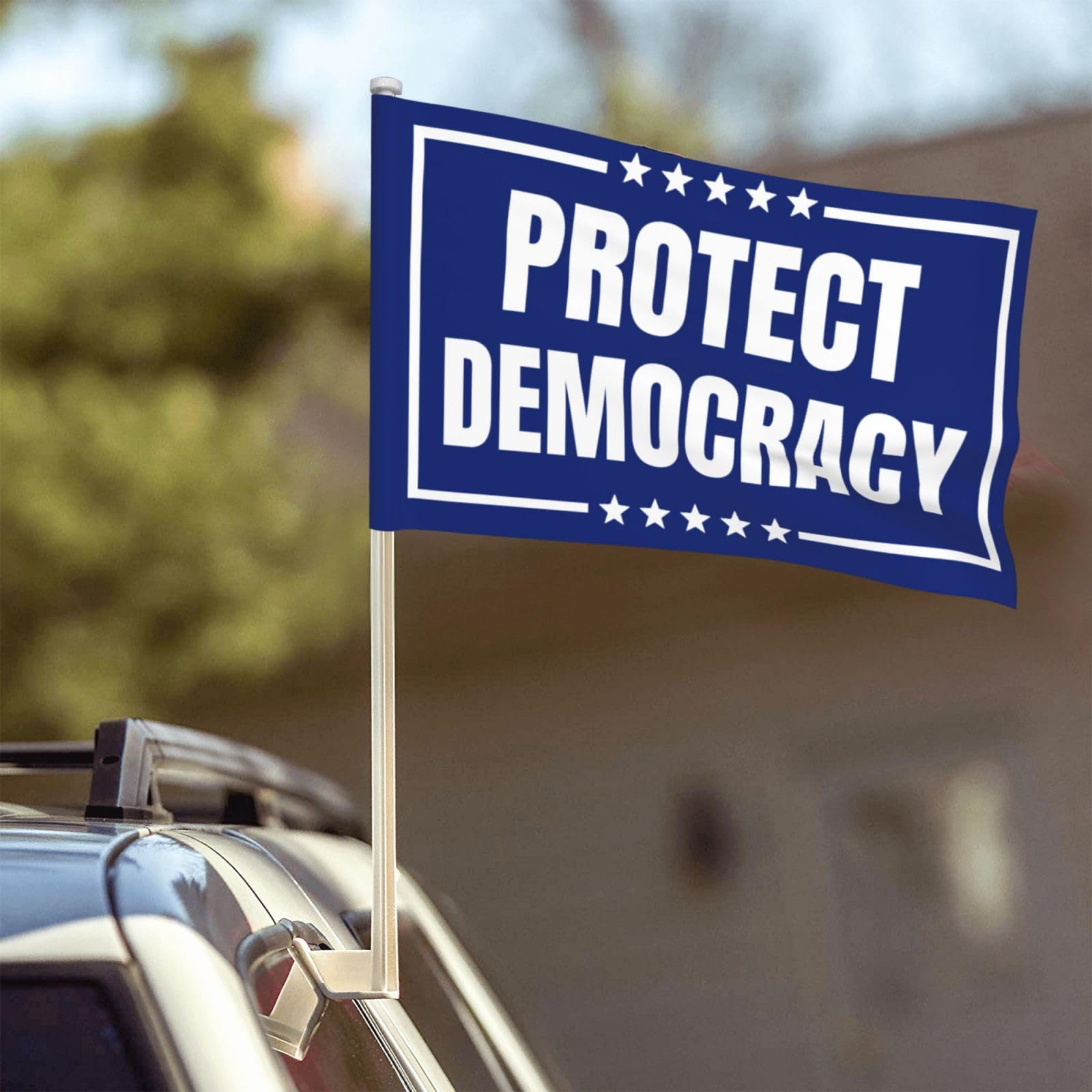 Protect Democracy flags Save Democracy Democrats Vote Blue 12 * 18 Car Flag Double-Sided Banner No Flagpole