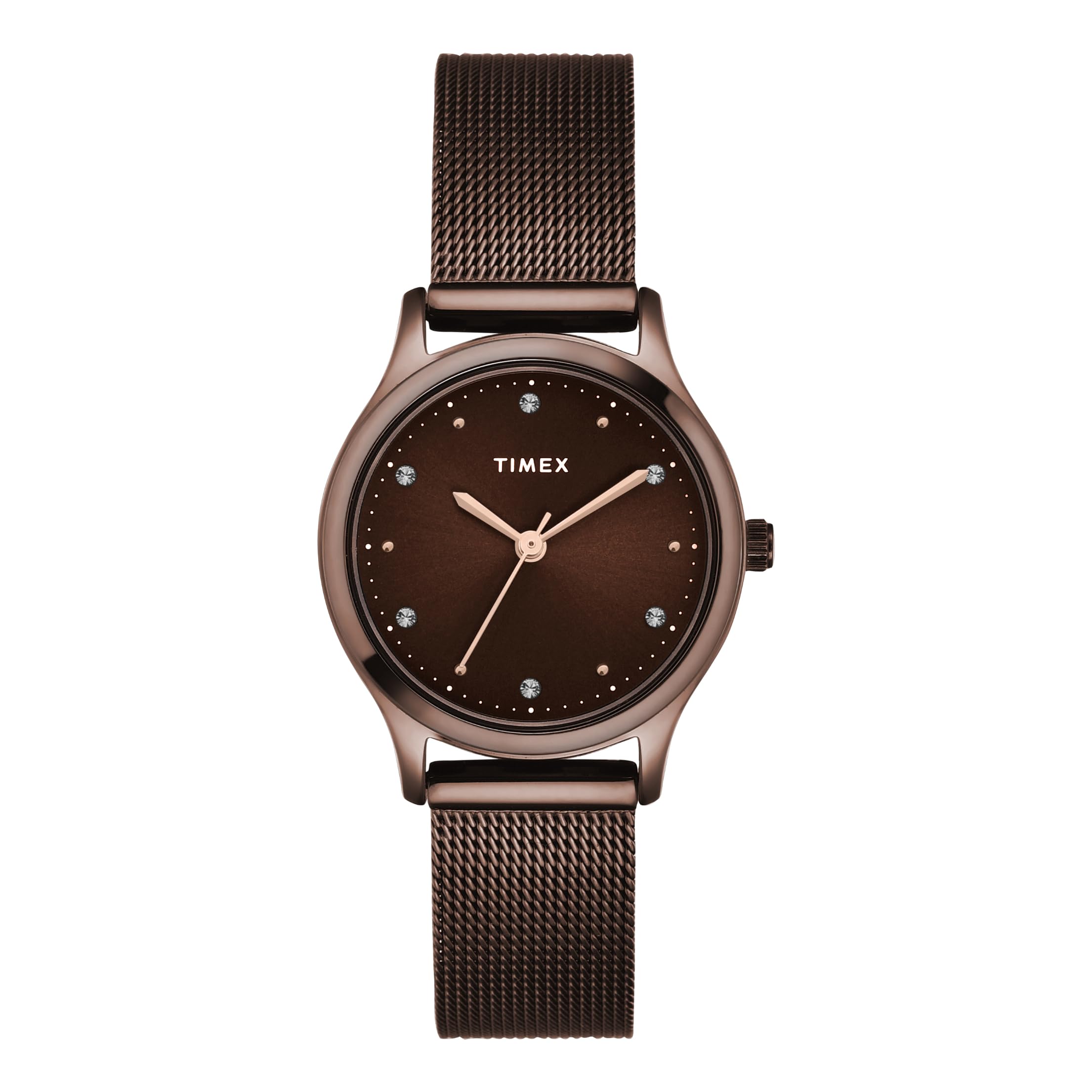 TIMEX Women Stainless Steel Brown Round Analog Dial Watch- Tw0Tl8718, Band Color-Brown (B0CQRRDLRV) Amazon Price History, Amazon Price Tracker
