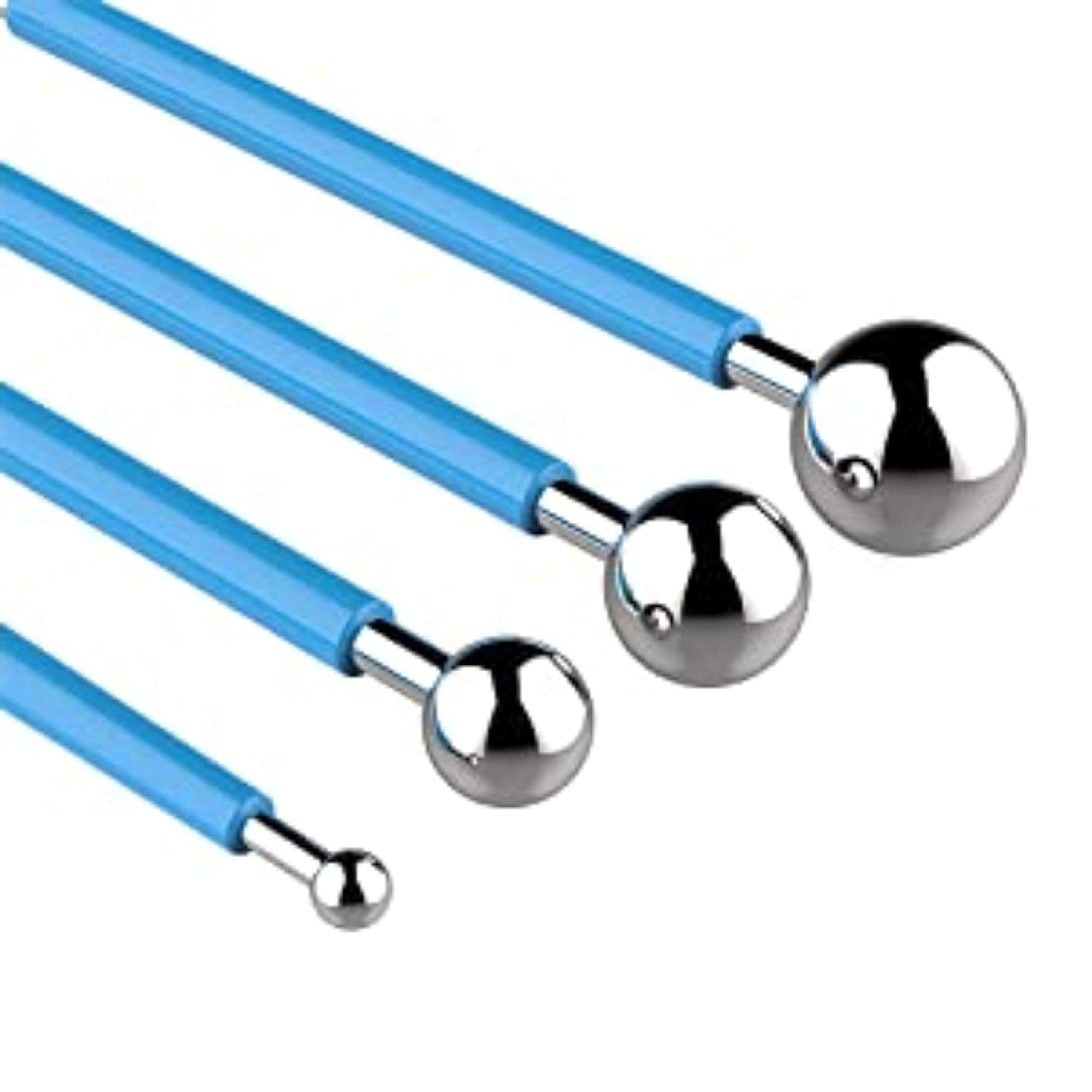 Ochtend ® 4X Fondant Cake Flower Decorating Clay Sugarcraft Ball Modelling Cutter DIY Tool