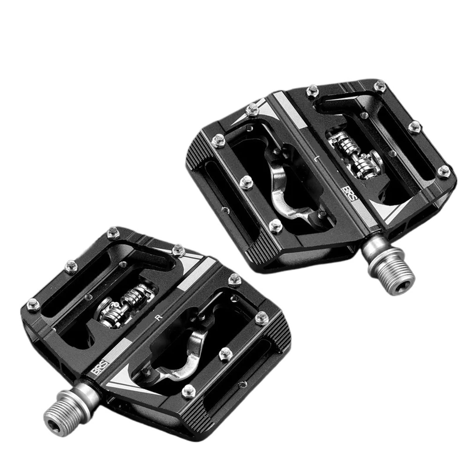 Genérico Compatible con el Juego de Pedales automáticos RACEWORK MTB, Pedales de Plataforma con medidor de Potencia de Doble función con Clip Lateral único,Piezas