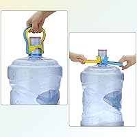 Vista 7 de Sumnacon Asa de botella de agua de 5 galones, paquete de 2 asas de plástico antideslizantes para botellas de agua, asas de elevación de botella