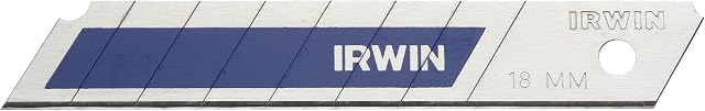 Irwin 10507103 18mm Snap Off Blades - Blue (Pack of 8)