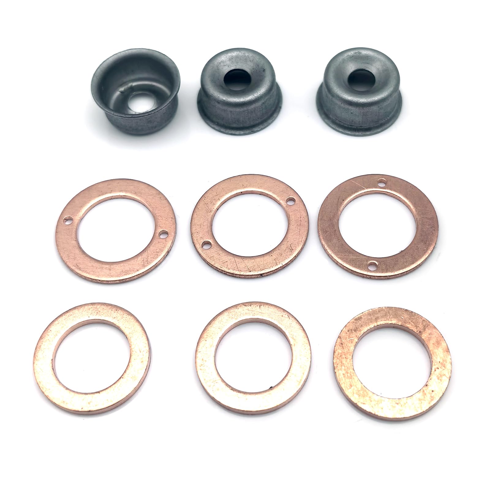 6PCS Fuel Injector Line Passthrough Seals For Detroit DD15 Engines (Freightliner, Western Star)