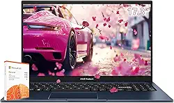 ASUS Vivobook Laptop de 17 polegadas Windows 11 - Intel Core i3-1215U Beat i7-1195G7-17.3 tela grande FHD - Office365 One Year -16GB RAM -1TB SSD -Computadora Portátil-Bateria de longa duração -Wi-Fi