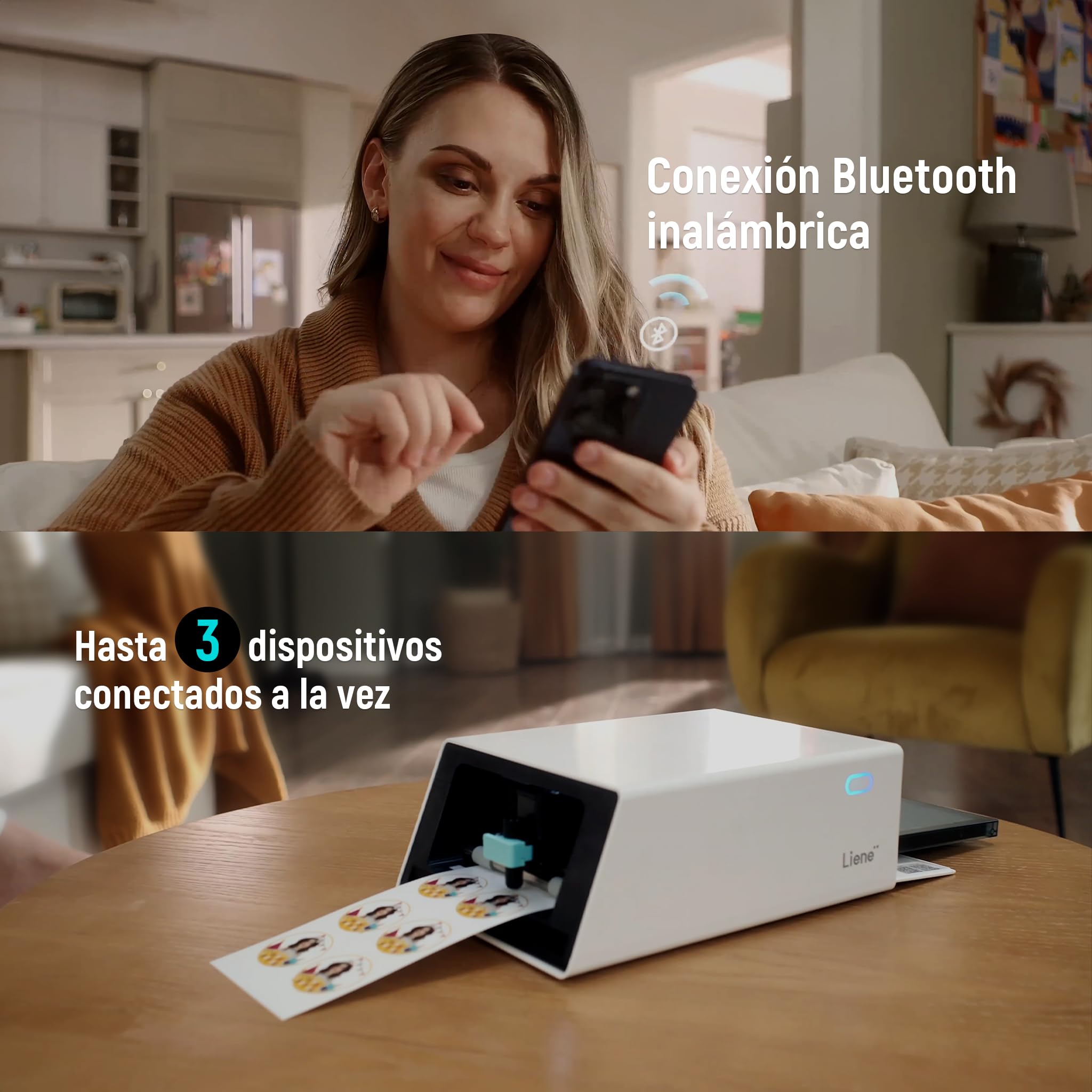 Liene PixCut S1 Creator-Paket – All-in-One Sticker-Drucker für DIY-Basteln, individuelle Etiketten & Geschenke, Thermosublimation, 300-dpi-Drucke, präziser KI-Automaticschnitt