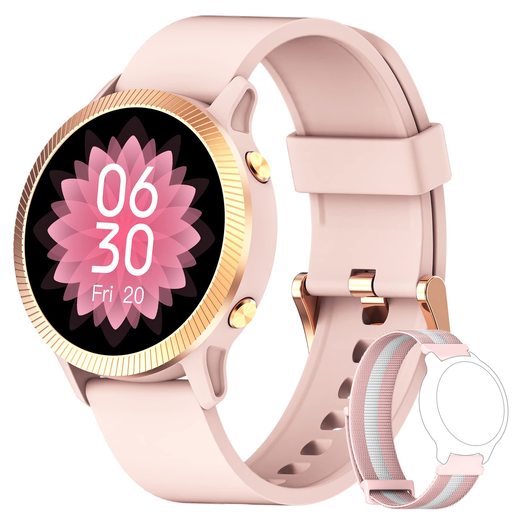 IOWODO R8 Smartwatch displaying time and fitness data