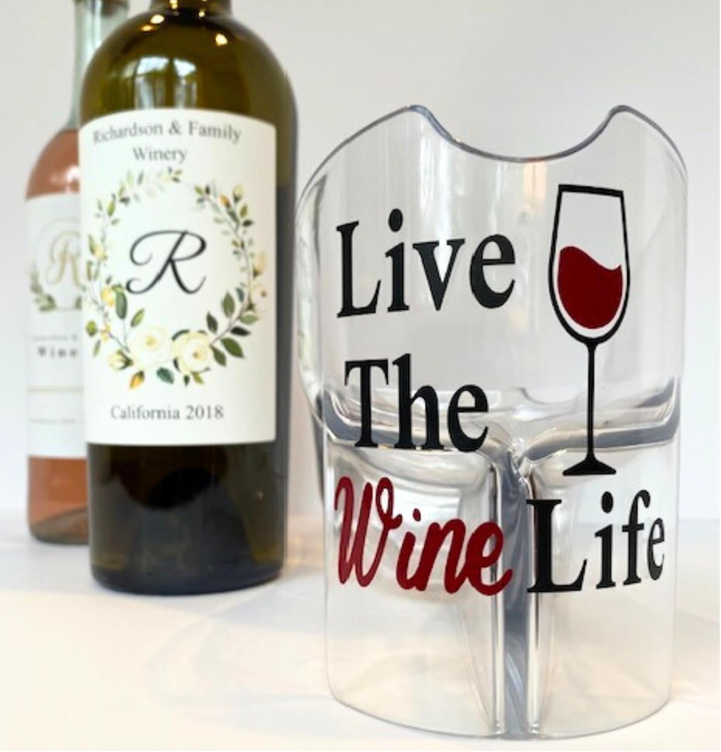Wine Holder with Fun Wine Quotes, Wine Lover Gift for Her, Mother, Wife, Co-Worker, Boss, Sister or Friend. Wine Gift for Christmas, Holidays, Birthday, Hostess