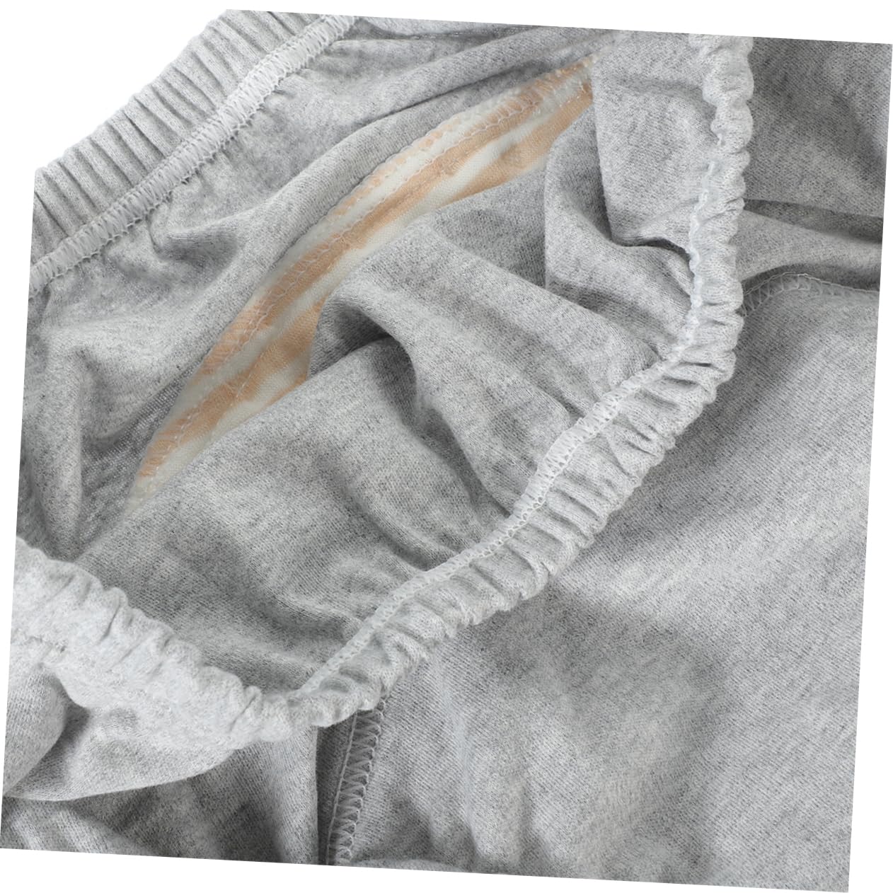 VALICLUD 2pcs Culottes Incontinence Adulte Homme en Coton Réutilisables et Respirantes Protection Anti-fuites pour Personnes Âgées Poids 55-65kg