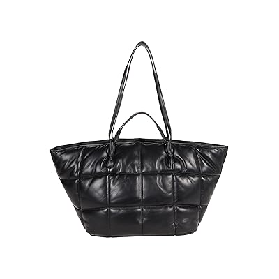 AllSaints Nadaline Quilt Tote Bags Black, Leather