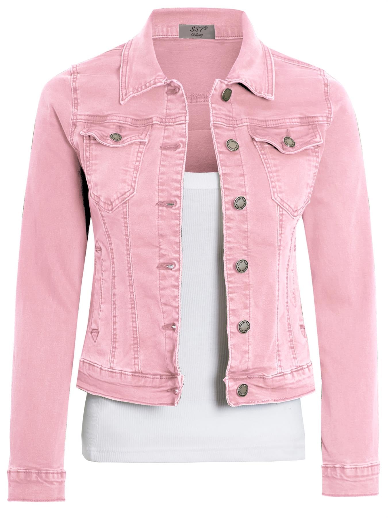 SS7 Damen Stretch Jeansjacke Übergrößen