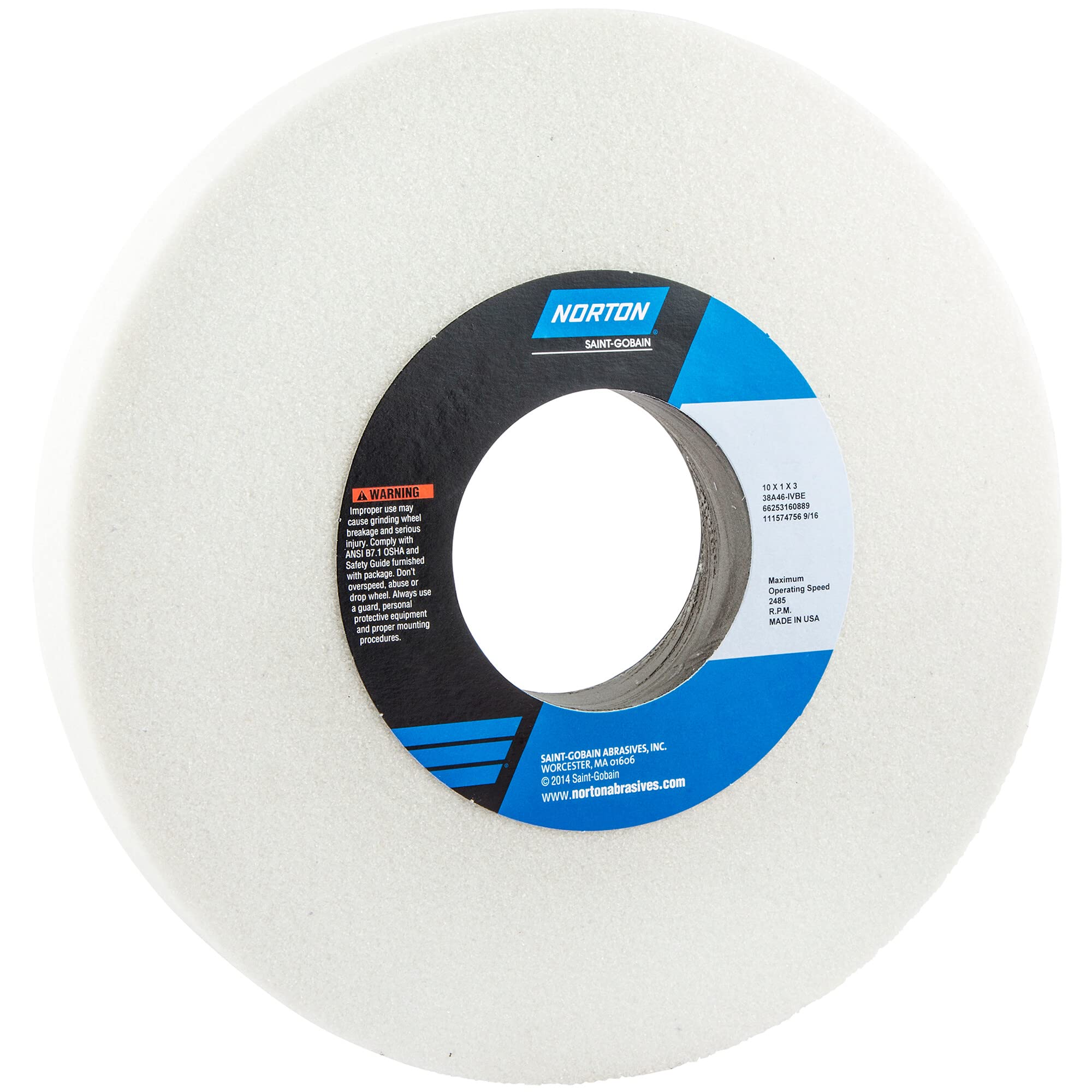 Norton 66253160889 Surface Grinding Wheels Size 10 x 1 x 3