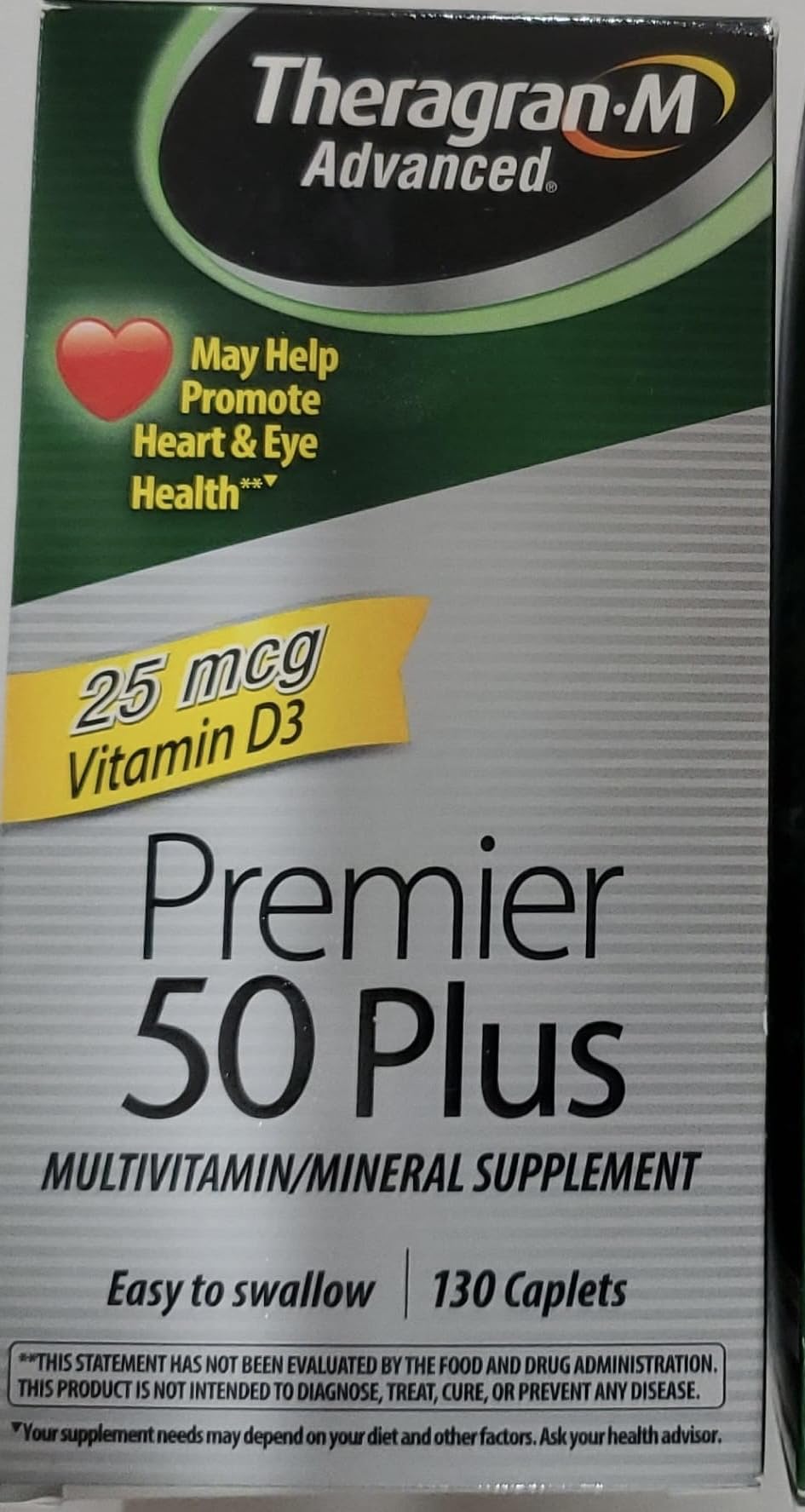 Sytugow Supplement with Lutein & Lycopene, 130 Caplets. Premier 50 Plus