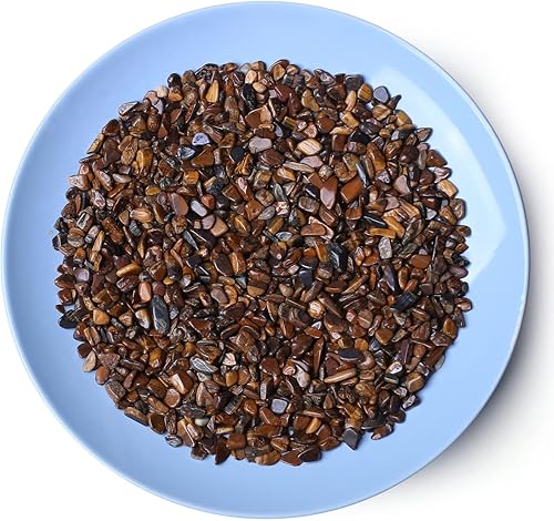 Miniatura 7 de Virutas de cristal de piedra triturada de aventurina verde, piedras preciosas naturales curativas cristales de reiki, mini jarrón de cuarzo, relleno