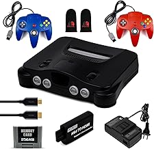 Nintendo 64 Console Premium with 2 Controllers, 256KB Memory Card, HDMI Cable (Renewed)