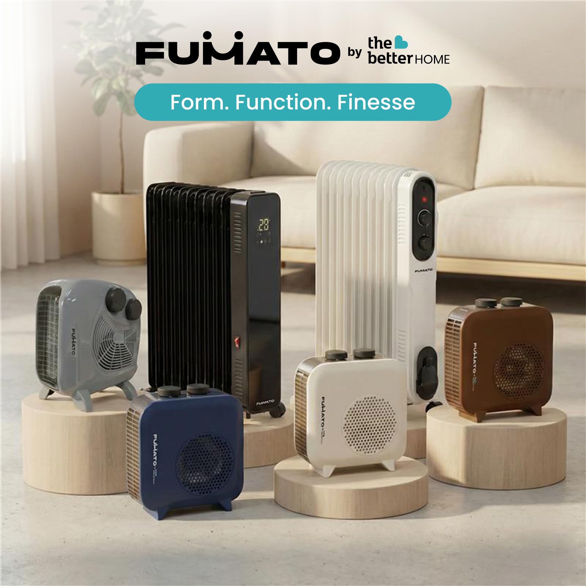 Better Home Fumato 2000W Room Heater - Portable & Safe -8 Better Home Fumato 2000W Room Heater - Portable & Safe -8