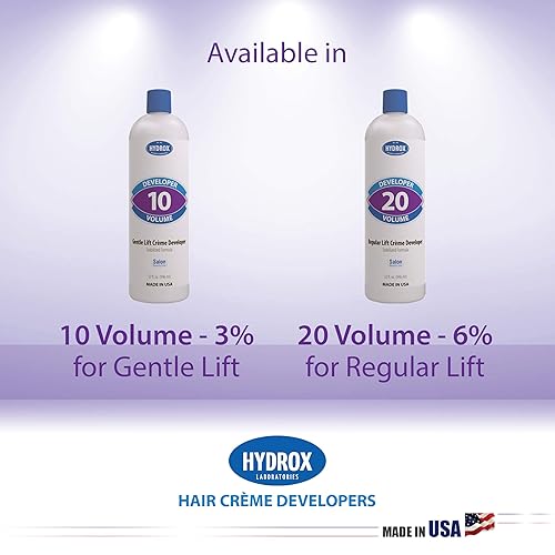 Miniatura 8 de Hydrox Desarrollador de crema de 10 volúmenes Gentle Lift, 16 onzas (individual)