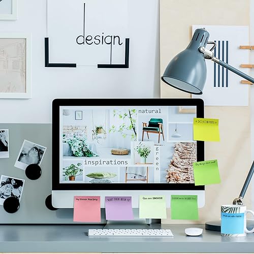 Miniatura 6 de 60 notas adhesivas inspiradoras de 3 x 3 pulgadas, divertidos bloc de notas motivacionales, regalos positivos para profesores, enfermeras,