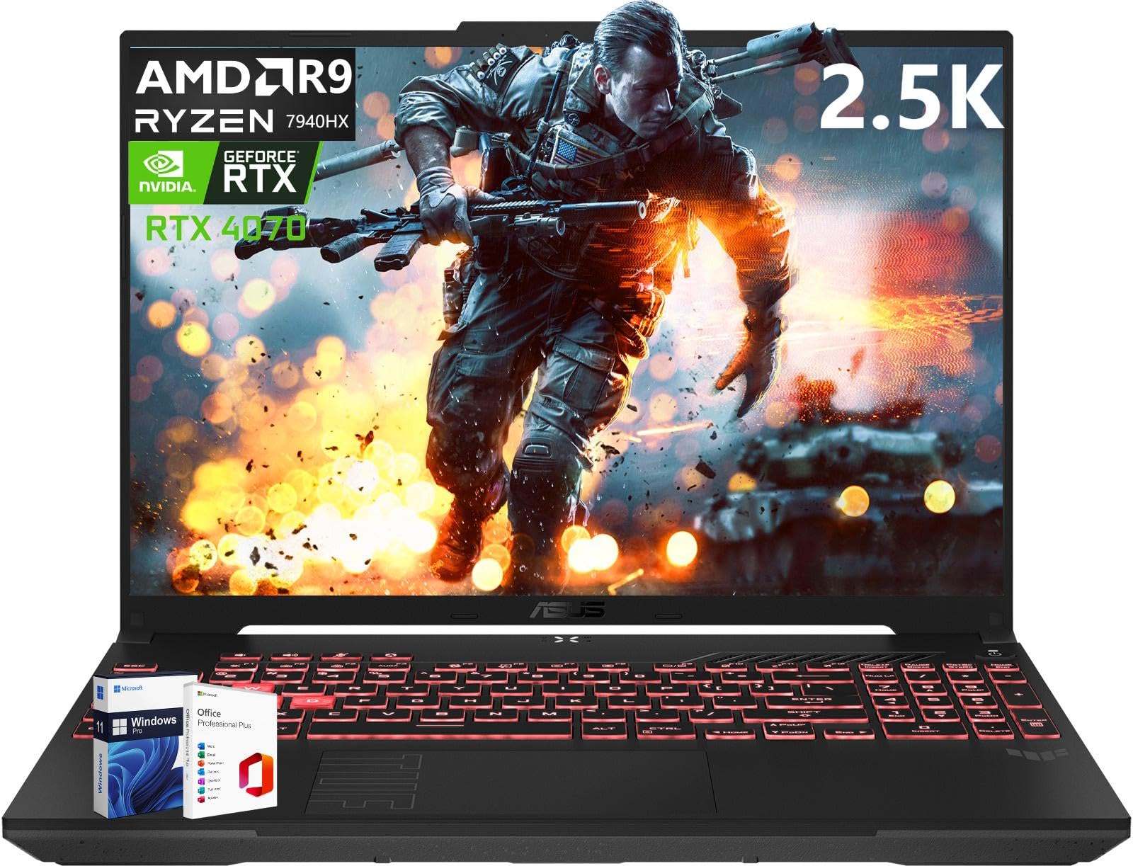 Amazon.com: ASUS TUF Gaming A16 Gaming Laptop, AMD Ryzen 9 7940HX