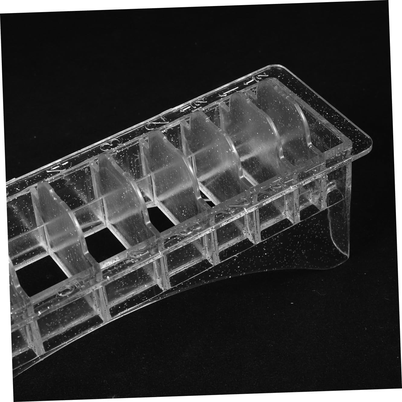 VALICLUD 10grids Guards for Clippers Hair Clipper Clipper Guard Organizer Combs Bulk Storage Case
