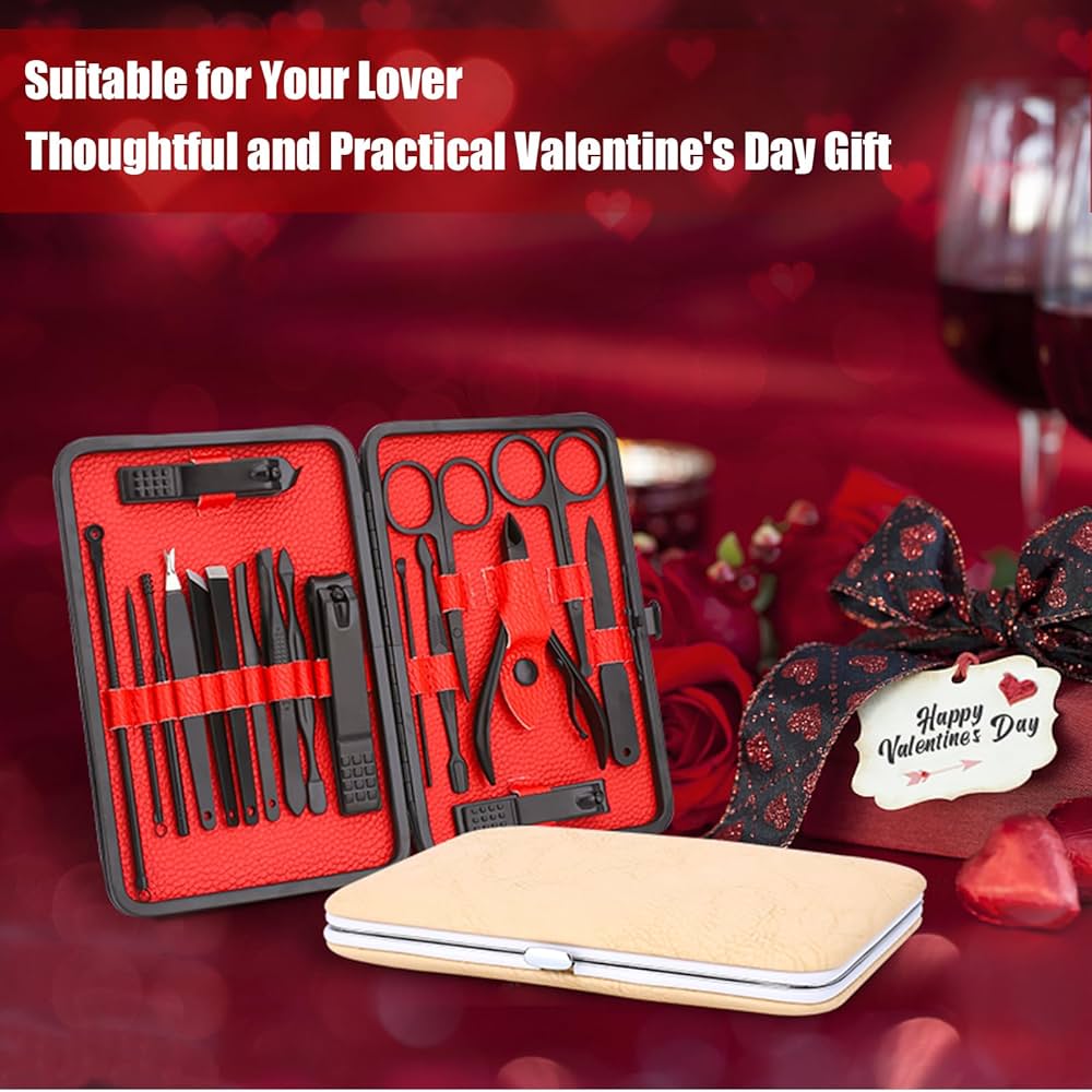 ネイル用品set Amazon.com : Professional Nail Care Kit - 18-Piece Manicure