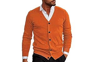 Men's Casual Soft Cardigan Sweater