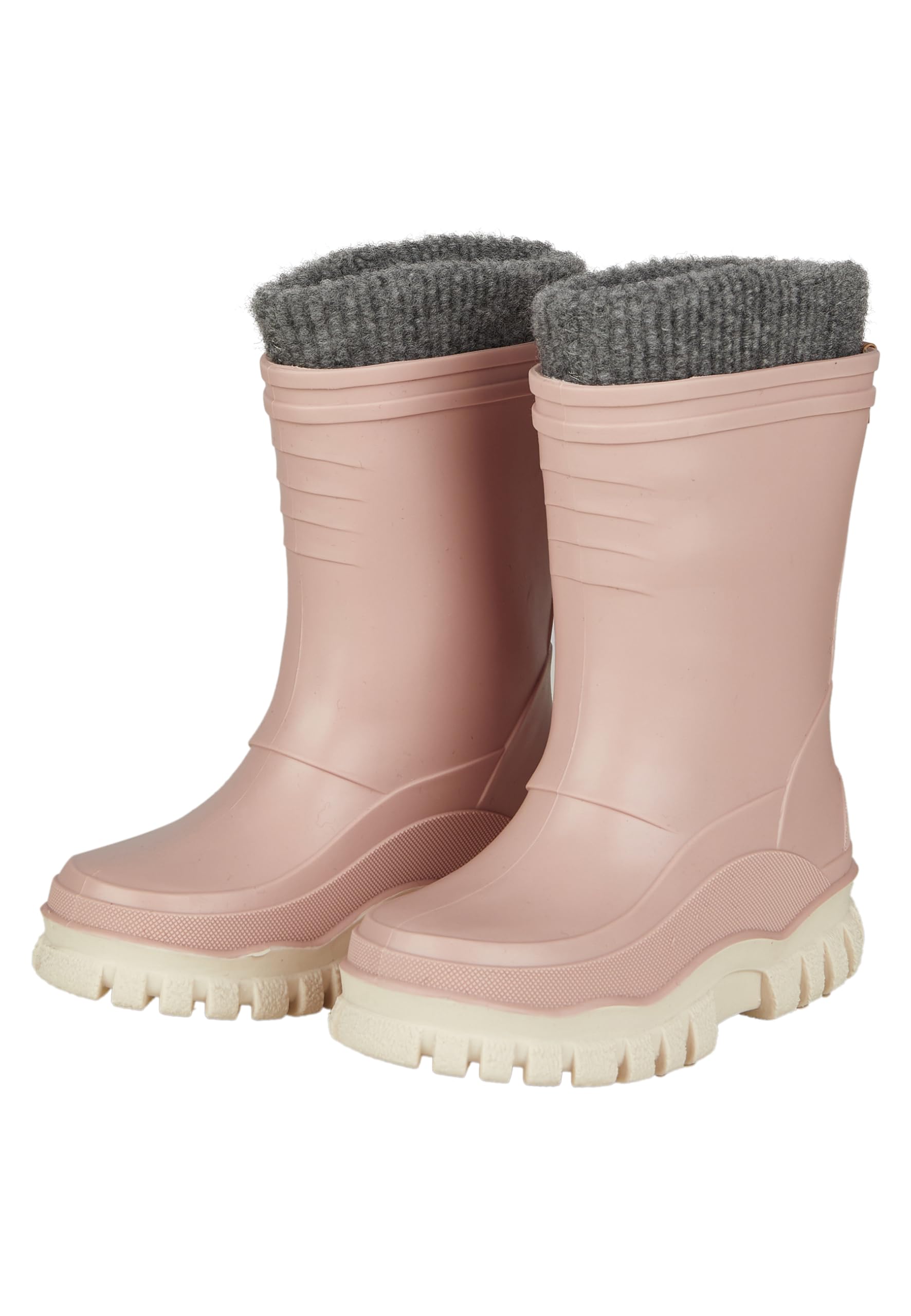 Sterntaler Gummistiefel uni gefüttert - Mädchen Kinder Regenstiefel mit herausnehmbarem Innenschuh - warme wasserdichte Kinderstiefel - Matsch- und Regenschuhe