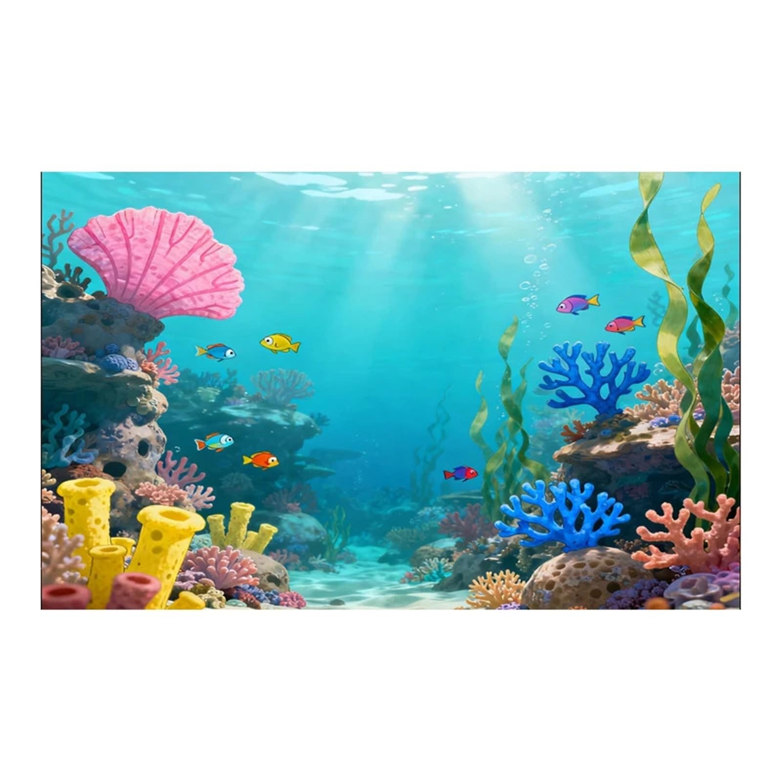 Fondo Acuario Vinilo Decorativo Fondo Acuario