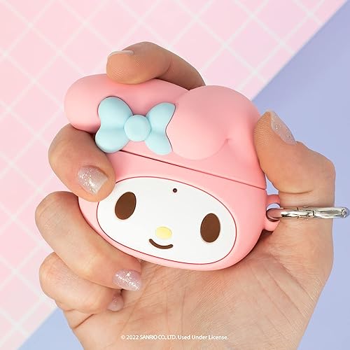 Miniatura 4 de iFace My Melody - Correa de muñeca con cuentas + funda con mosquetón My Melody Figure AirPods de 3 generación