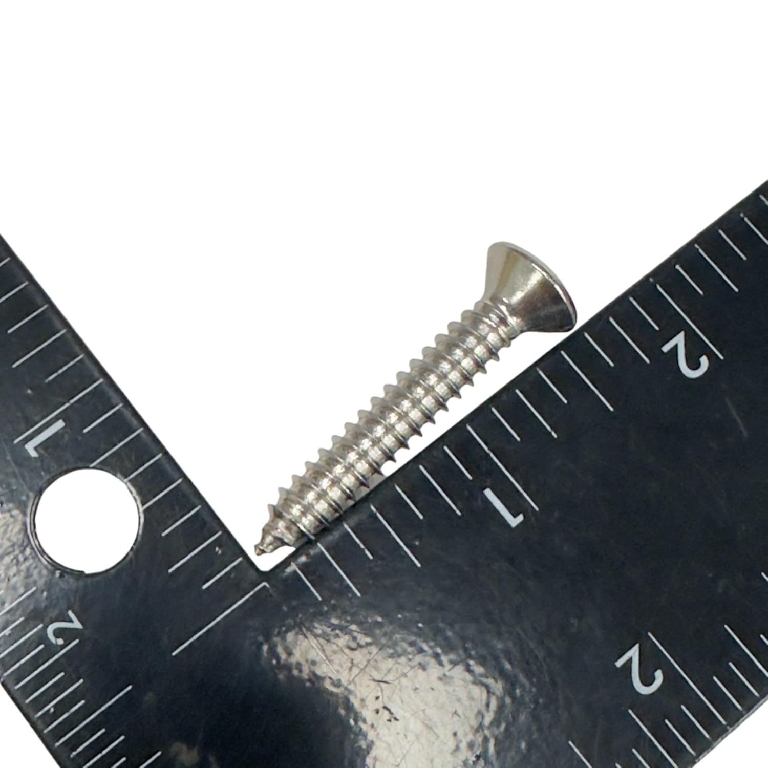 Sheet Metal Screws 1/4 in x 1-1/2 in Stainless Oval Head Phillips Drive 15 Pack