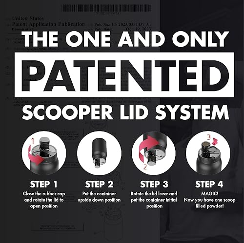 Miniatura 5 de MYLIDO Dispensador de proteínas, embudo de suplemento dispensador de polvo, tamaño universal, se adapta a todas las marcas, antes y después del