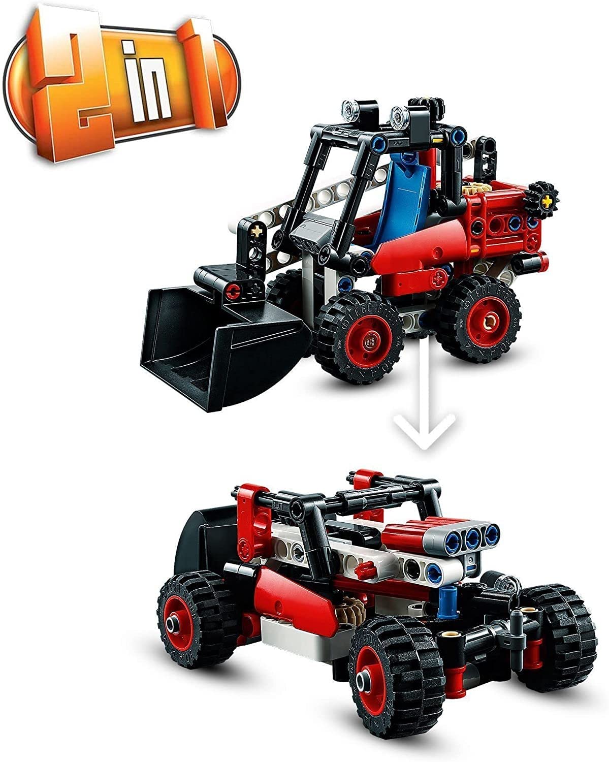 LEGO Technic Skid Steer Loader 42116 Building Kit (139 Pcs