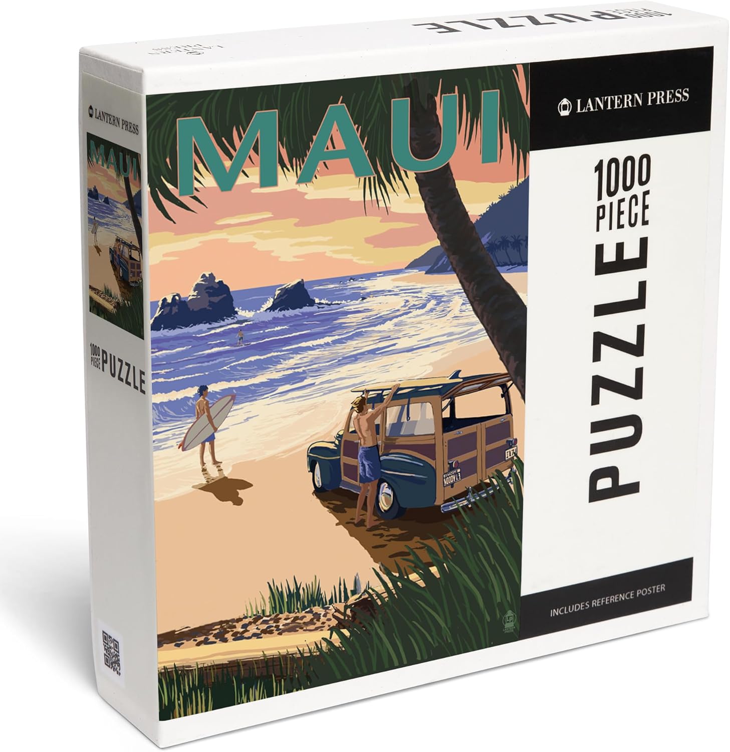 Maui, Hawaii, Woody and Beach (1000 Piece Puzzle, Challenging Jigsaw Puzzle for Adults, Made in USA)