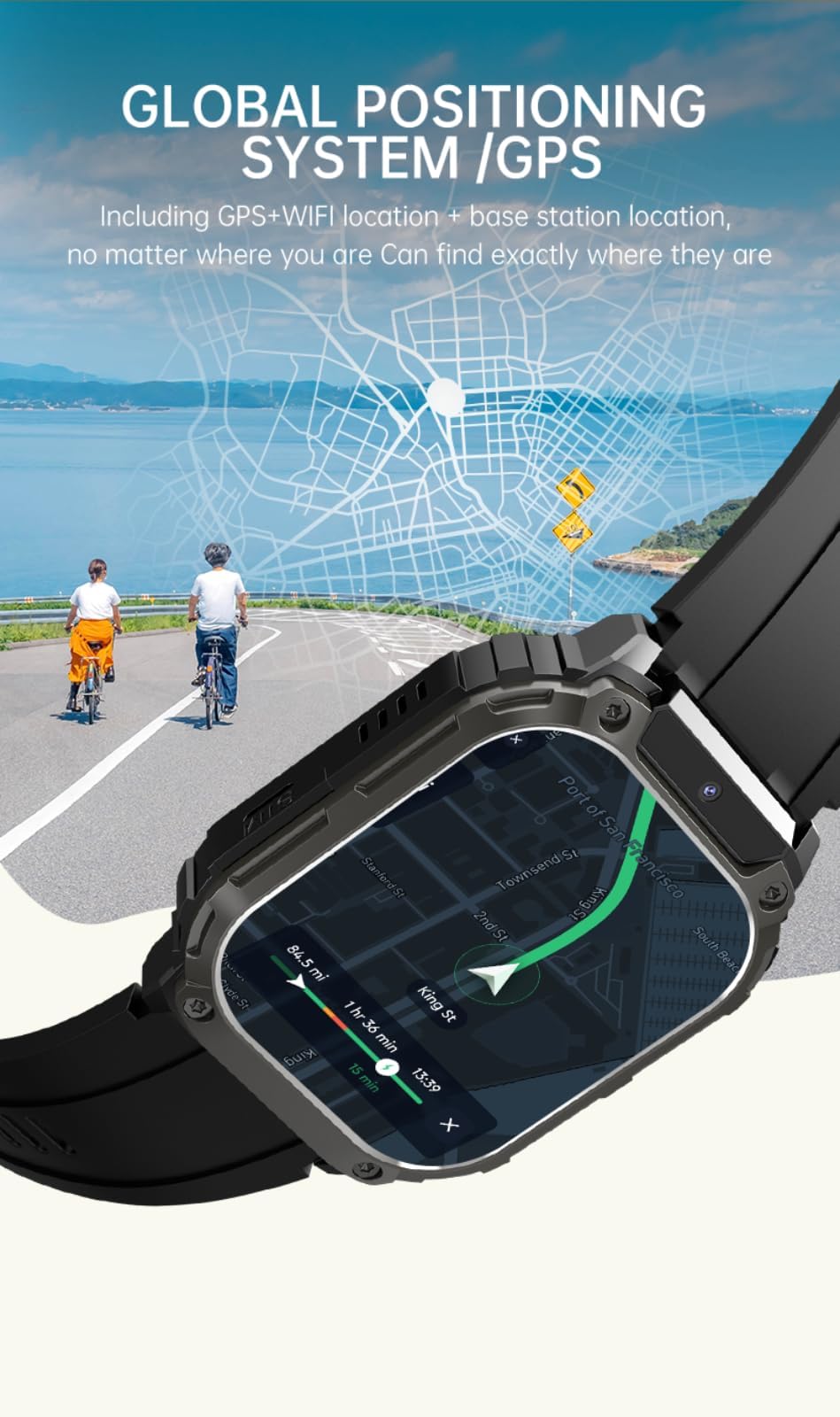 Generico Orologio Smart 5G con Scheda SIM, Fotocamera HD e App Scaricabile, Orologio Multifunzionale per Videochiamate e Gestione della Salute per Appassionati di Tecnologia
