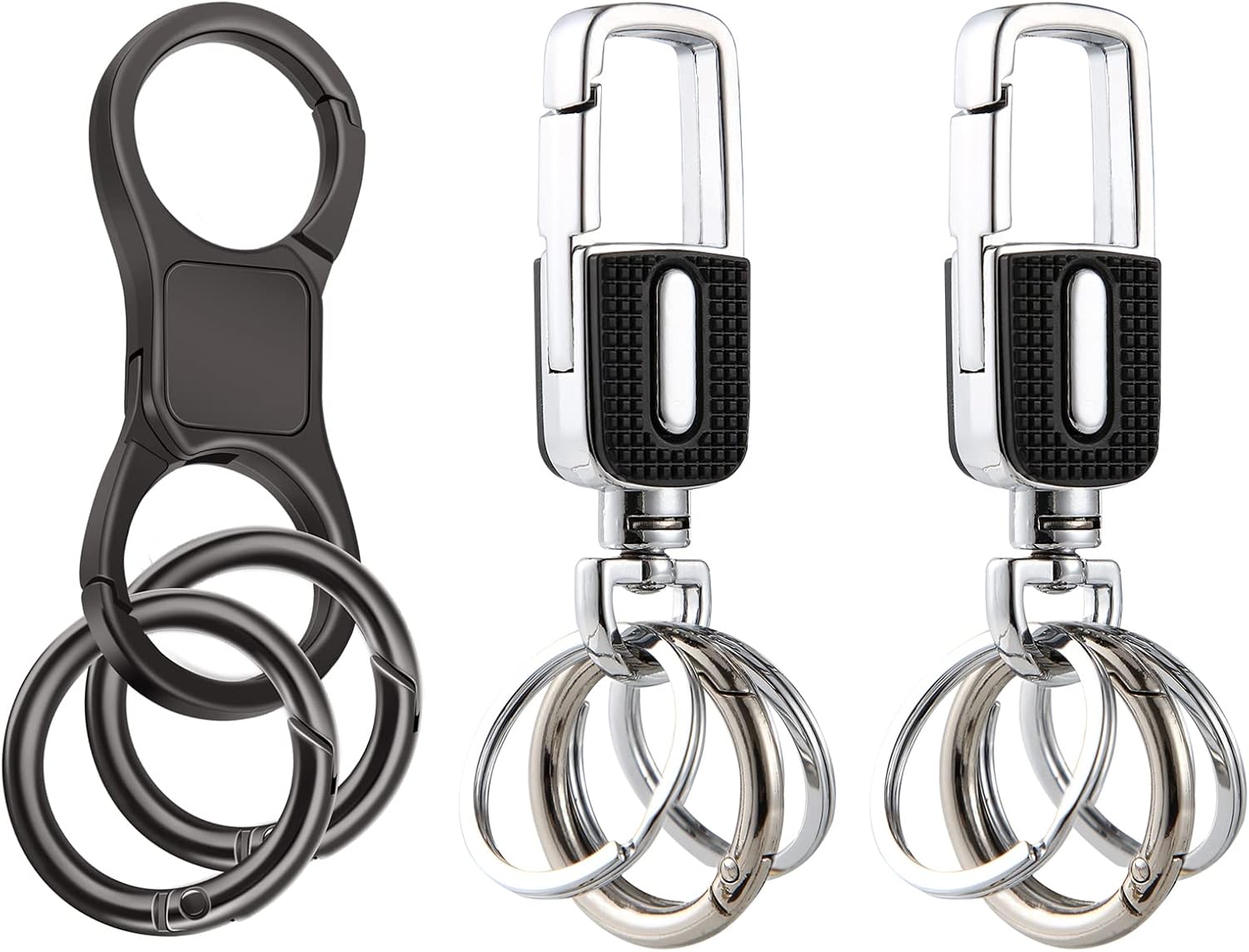 DAYGOS Heavy Duty Keychain for Men Cool Car Key Chain