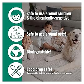 Benefect Botanical Decon 30 Disinfectant Cleaner, 14 oz. Ready-To-Use Spray, Hospital Grade Disinfectant, Kills Over 99.99% of Germs, Safe for Food-Contact Surfaces (Light Lemon & Thyme Scent)