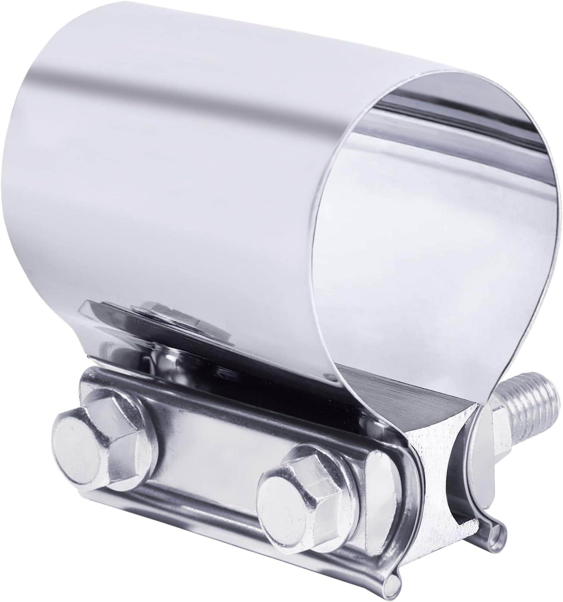 Exhaust Clamp,Car Accessories Exhaust Band Clamp,Muffler Clamps,Stainless Steel Exhausts Clamps,2.0” 2.25” 2.5” 2.75” 3.0” 4.0” Exhausts Pipe Folder for Pipes,Catalytic Converters (2.75 inch)