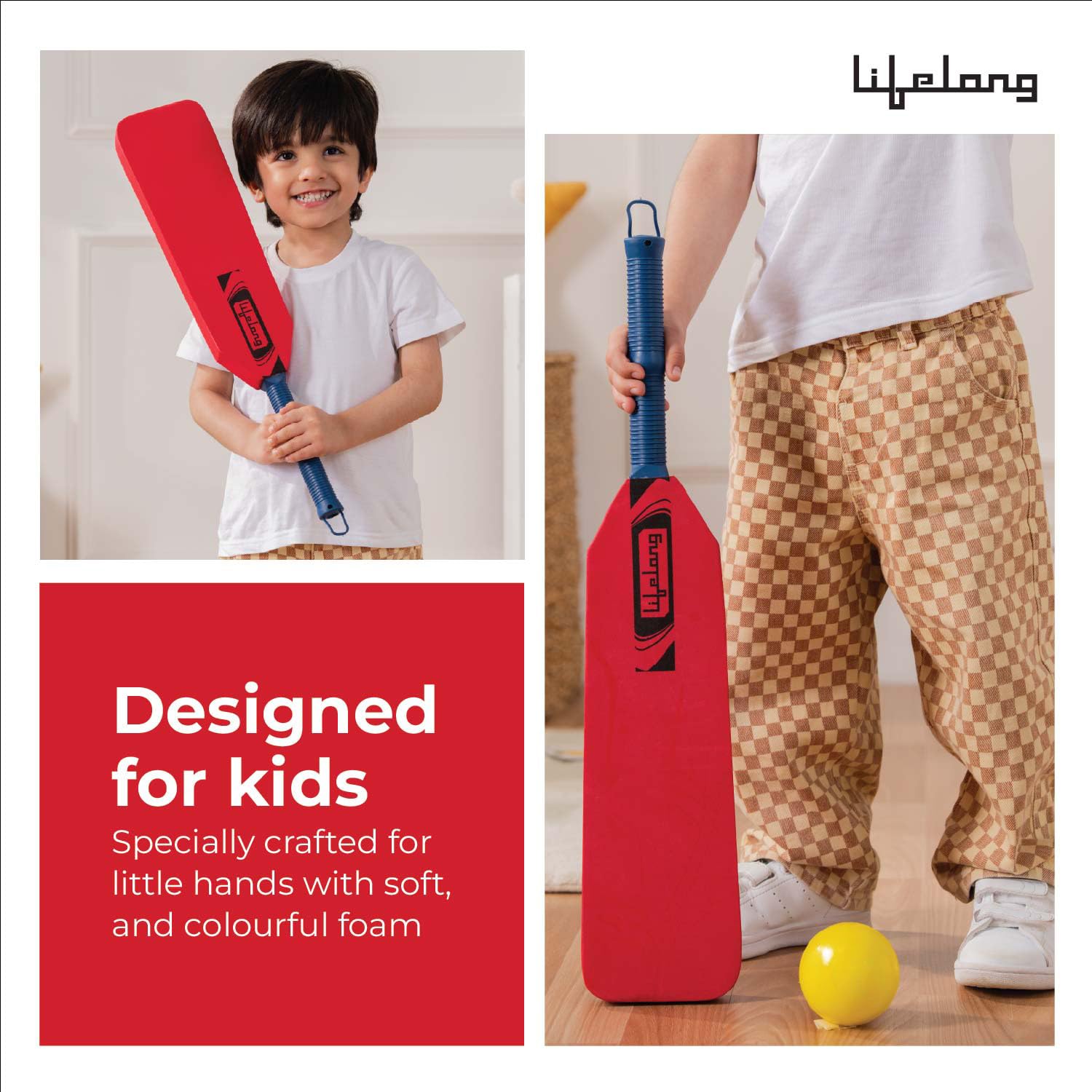 Lifelong Foam Cricket Bat & Ball Set for Kids -2
