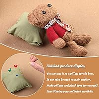 Vista 7 de LOKUNN Relleno de fibra de poliéster de 8.8 oz/250 g, (2.12 oz ~ 3.97 libras) relleno de almohada de relleno, fibra de relleno de alta resistencia