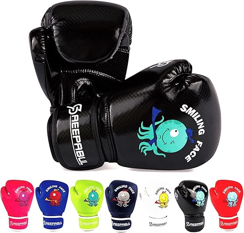 Guantes de boxeo mejorados para niños y niñas de 3 a 8 años, guantes de boxeo para entrenamiento de niños, guantes de boxeo para niños, para saco de