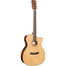 Cort L60CENAT Luce 60 OM Acoustic-Electric Guitar Natural Gloss