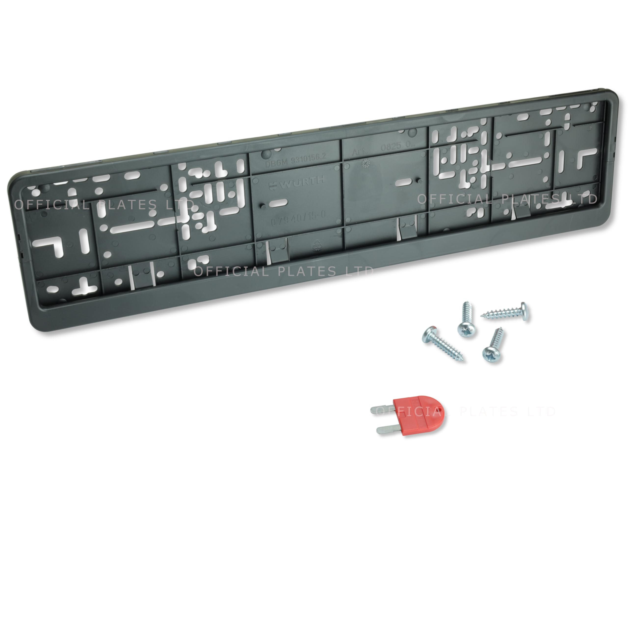 Genuine Wurth Klapp-Fix Number Plate Holder Surround Frame for