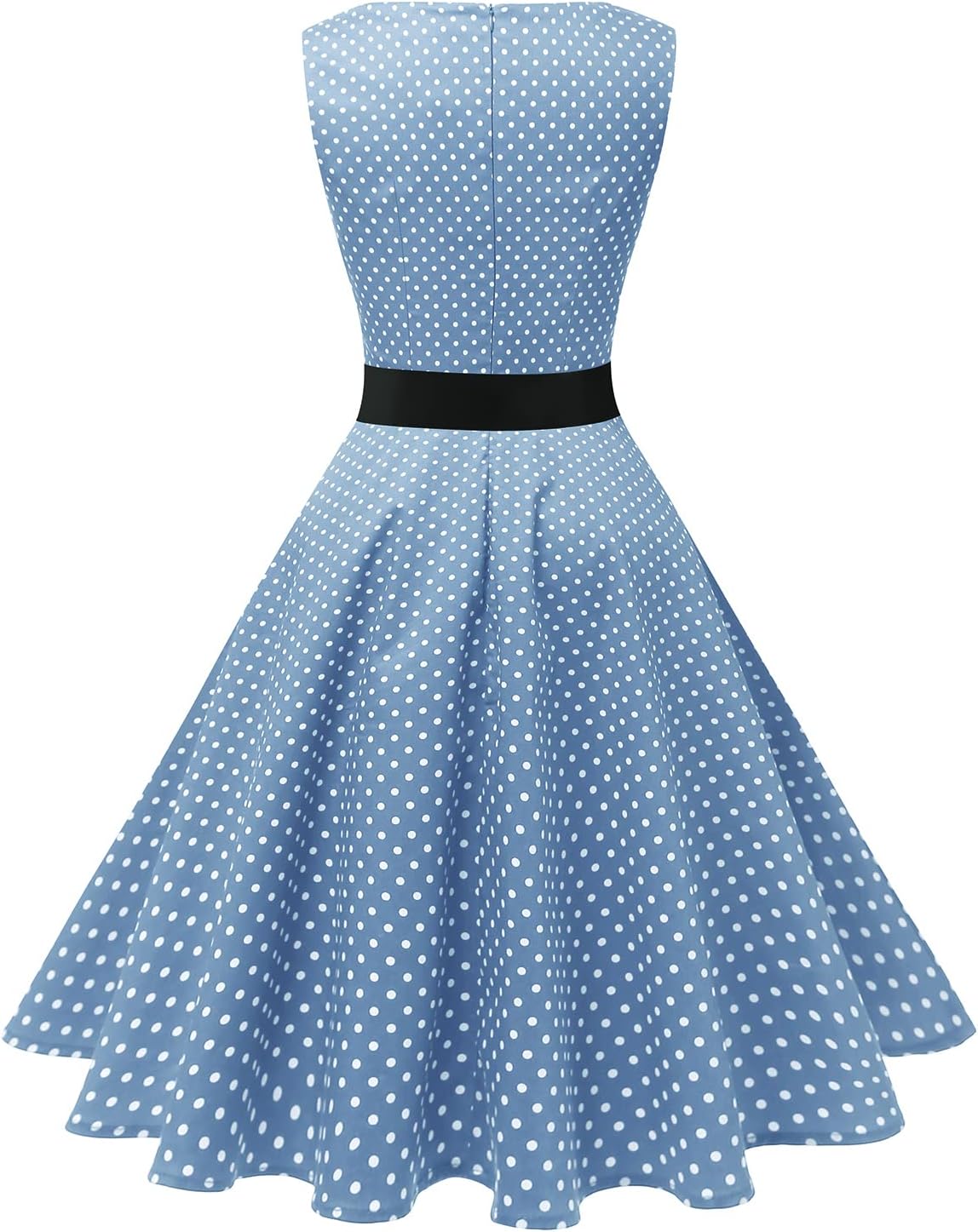 Gardenwed Women's Vintage Dress Sleeveless Cocktail 1950s Dresses Retro Tea Party Swing - Image 3