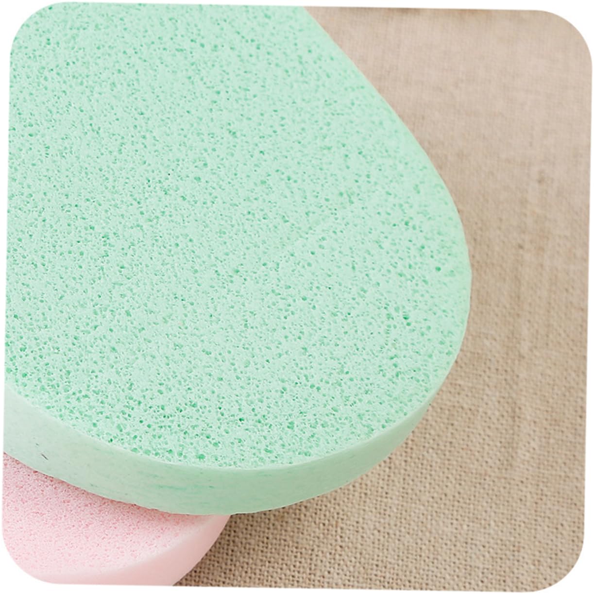 50pcs Charcoal Cleansing Sponges for Facial Cleaning and Exfoliating Soft and Safe for All Skin Types Random Colors Natural Ingredients for Deep Cleansing