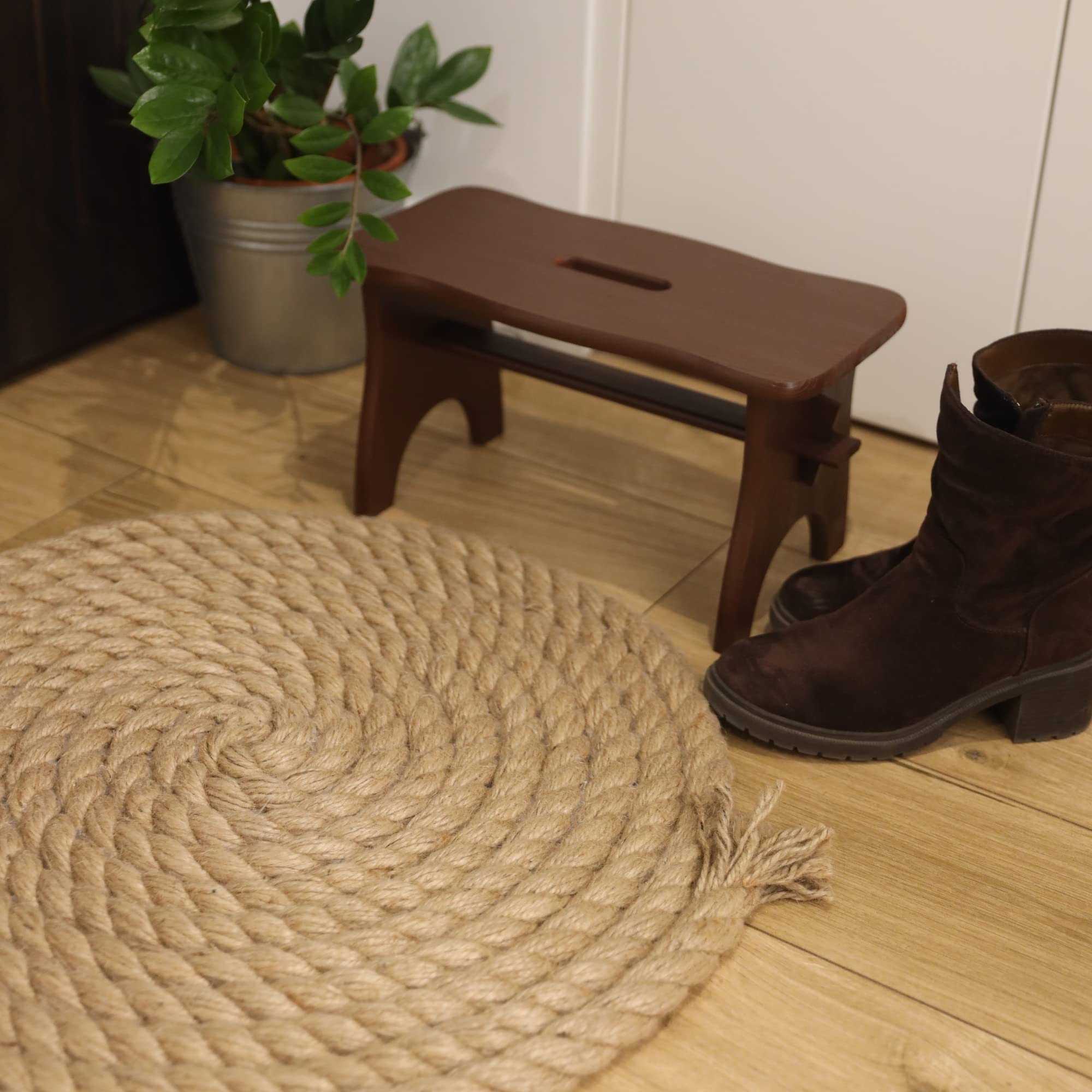 Corda di Iuta 10m 30mm Spago Forte Durevole per Decorazioni Fai da Te