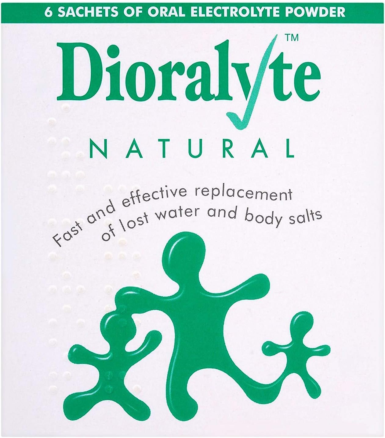 5 x Dioralyte Natural 6 Sachets