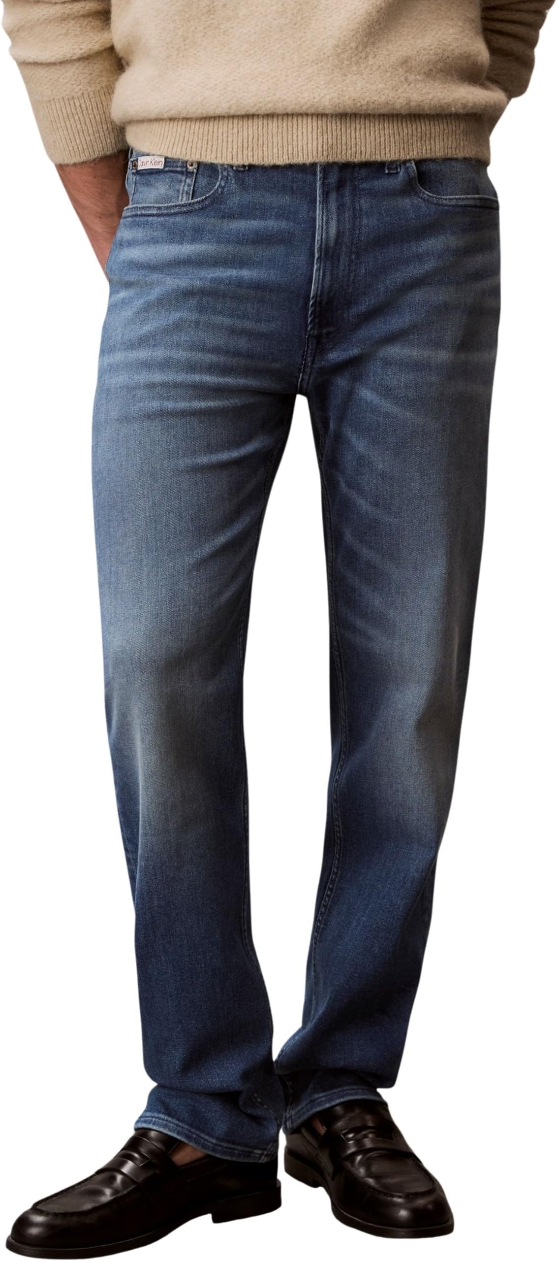 Calvin Klein Men's Standard Straight Embers Jean LV04RE782G Jeans, Blue (Embers), 32W / 30L